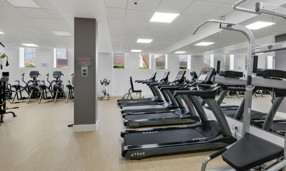 Renvoated Fitness Center at Wavecrest Gardens