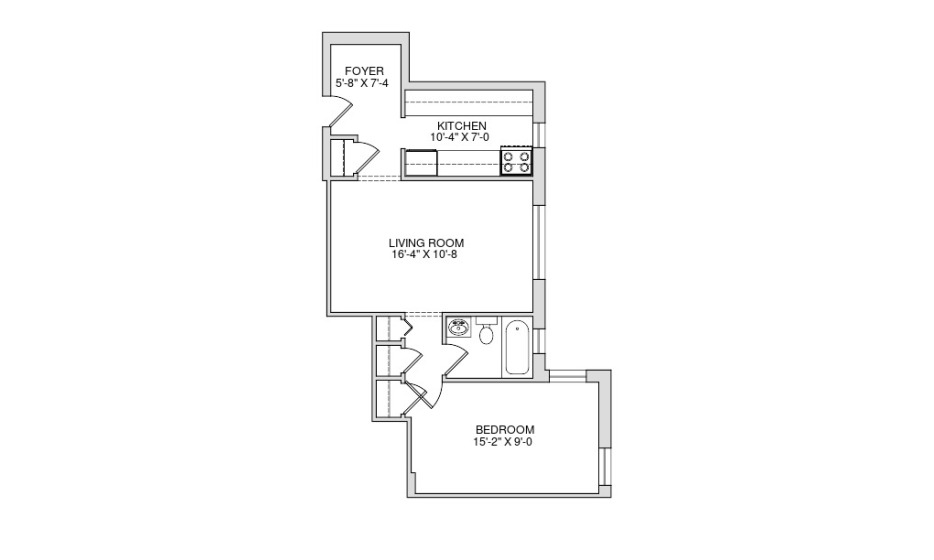 River hill gardens / Apartment m95 04c The Bronx Rentals Goldfarb